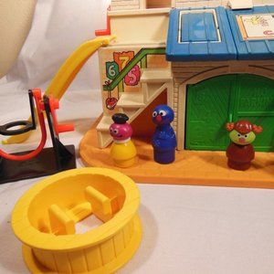 Vintage Fisher Price Sesame Street Clubhouse